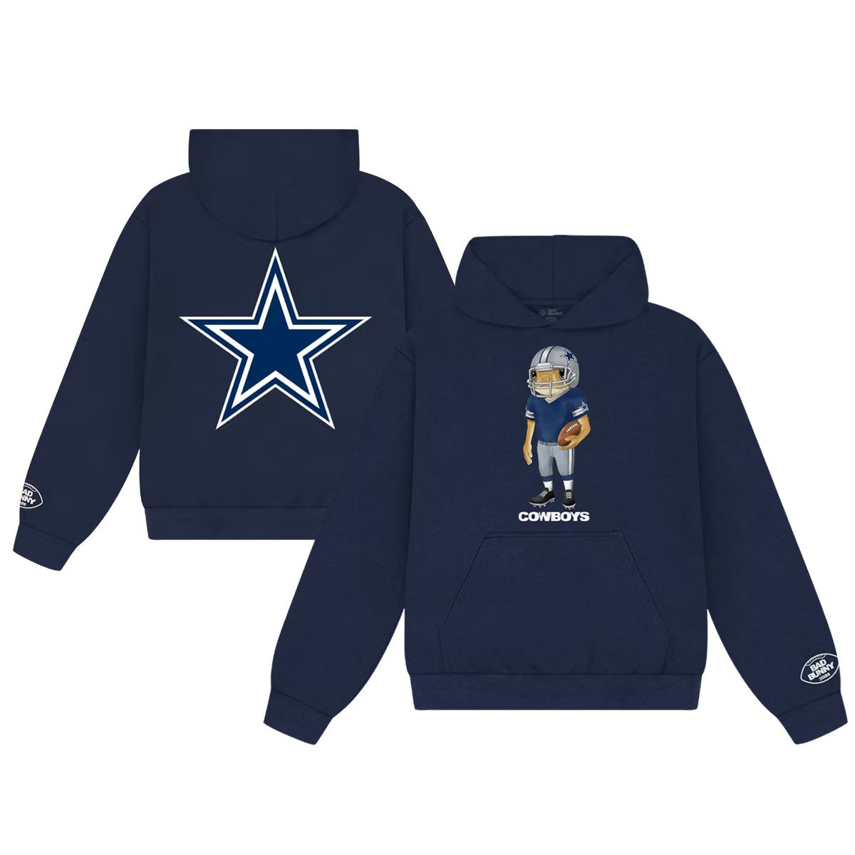 Men 2026 NFL Dallas Cowboys hoodie blue 0011->dallas cowboys->NFL Jersey